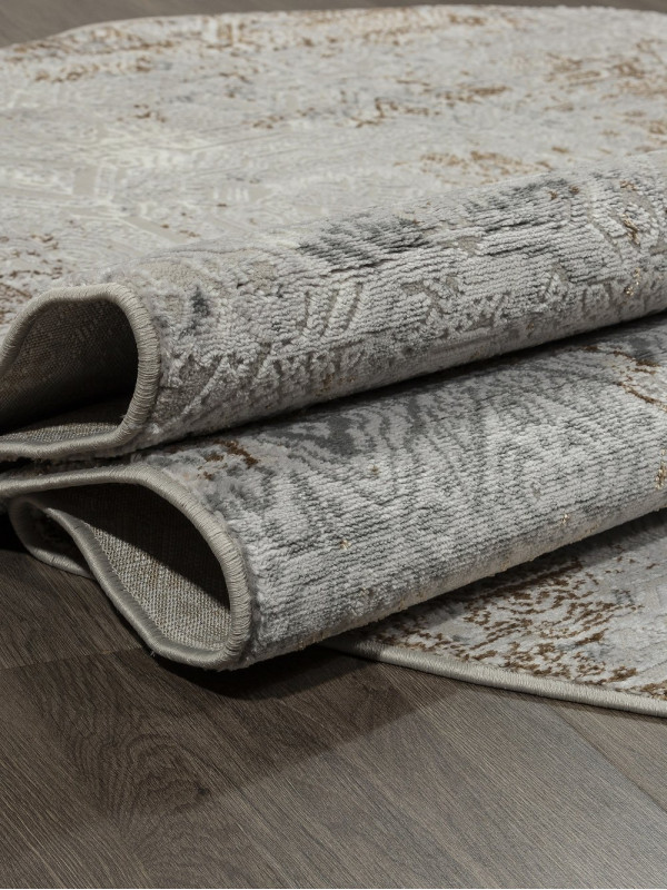 Ковер F281 - GRAY-GREEN - Овал - коллекция PALERMO