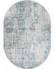 Ковер F281 - GRAY - Овал - коллекция PALERMO