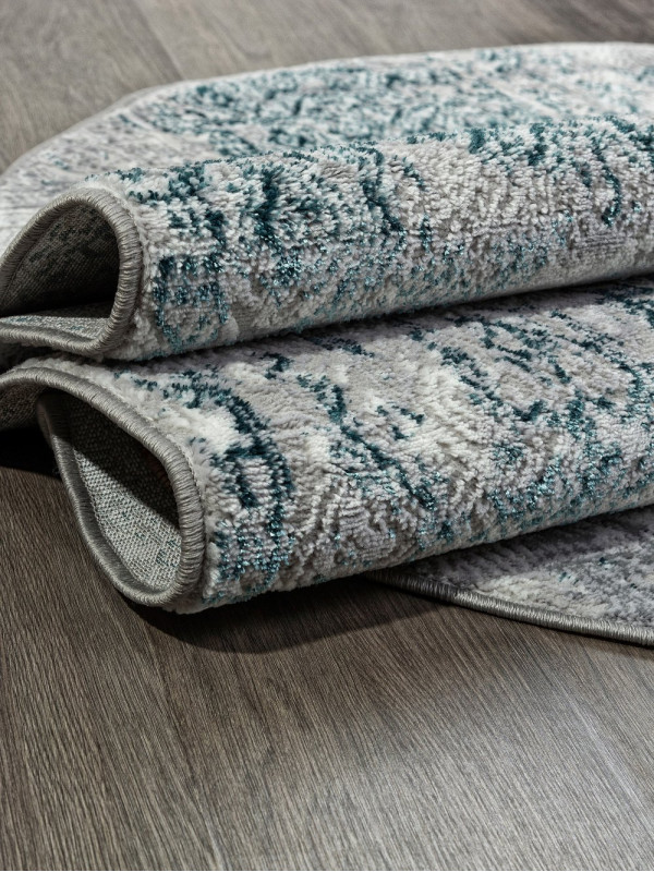 Ковер F281 - GRAY - Овал - коллекция PALERMO