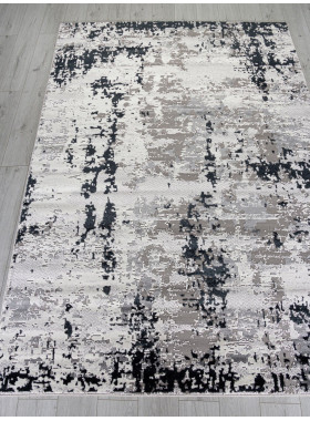 Ковер F282 - DARK GRAY - Прямоугольник - коллекция PALERMO 1x2 м
