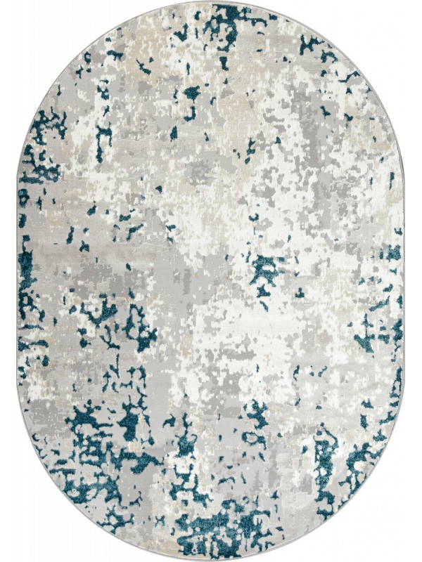 Ковер F283 - GRAY - Овал - коллекция PALERMO