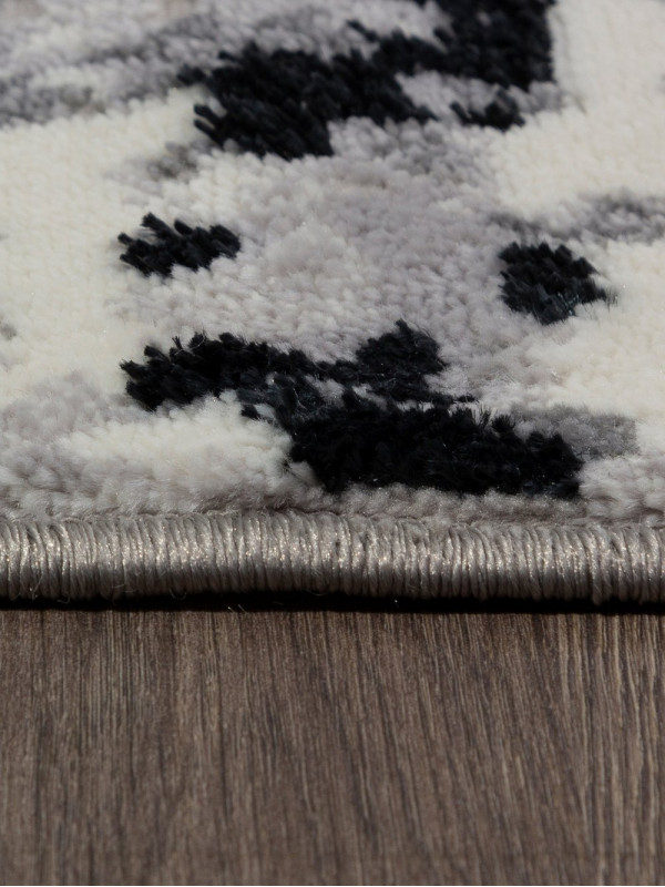 Ковер F284 - DARK GRAY - Овал - коллекция PALERMO