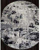 Ковер F284 - DARK GRAY - Овал - коллекция PALERMO