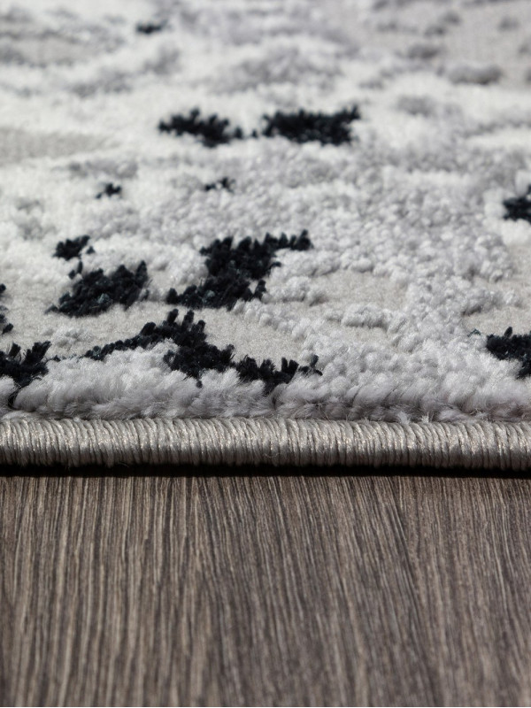 Ковер F285 - DARK GRAY - Овал - коллекция PALERMO