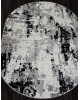 Ковер F285 - DARK GRAY - Овал - коллекция PALERMO
