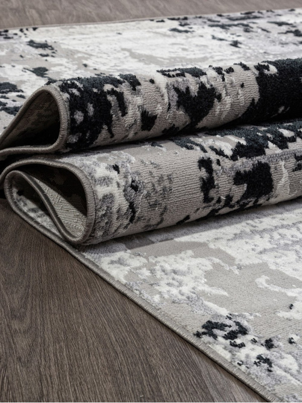 Ковер F285 - DARK GRAY - Прямоугольник - коллекция PALERMO