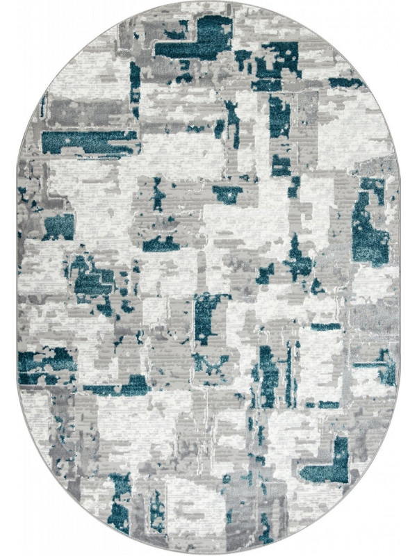 Ковер F288 - GRAY - Овал - коллекция PALERMO