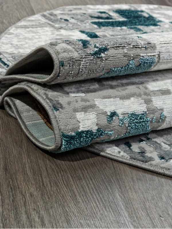 Ковер F288 - GRAY - Овал - коллекция PALERMO