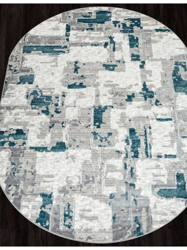 Ковер F288 - GRAY - Овал - коллекция PALERMO