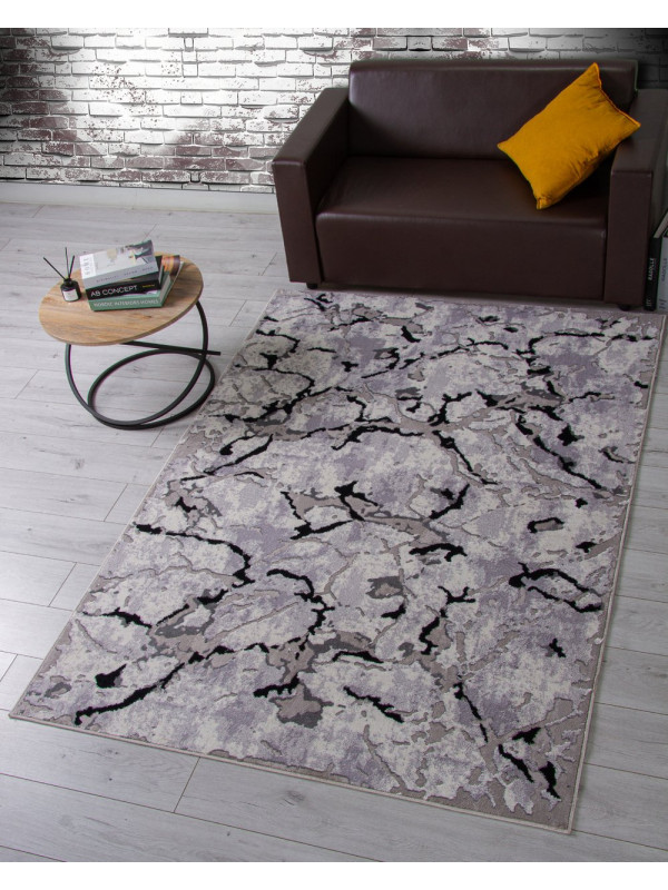 Ковер F289 - DARK GRAY - Прямоугольник - коллекция PALERMO