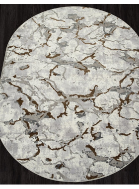 Ковер F289 - GRAY-GREEN - Овал - коллекция PALERMO 1,6x3 м
