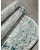 Ковер F292 - GRAY - Овал - коллекция PALERMO