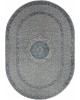 Ковер F294 - GRAY - Овал - коллекция PALERMO