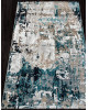 Ковер 01632A - GREY / TURQUOISE - Прямоугольник - коллекция PARADIZE