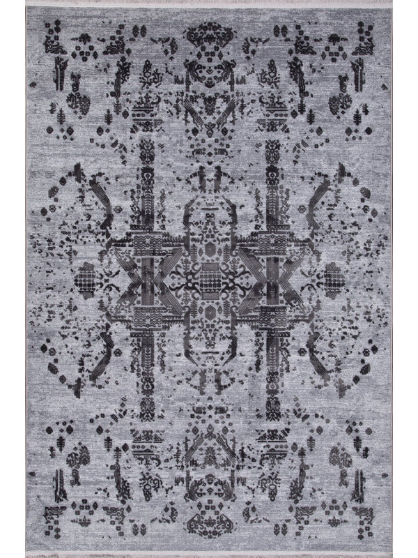 Ковер C765AL - GREY / ANTRACITE - Прямоугольник - коллекция PERLA