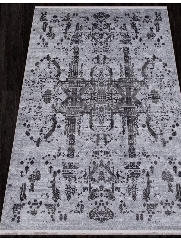 Ковер C765AL - GREY / ANTRACITE - Прямоугольник - коллекция PERLA