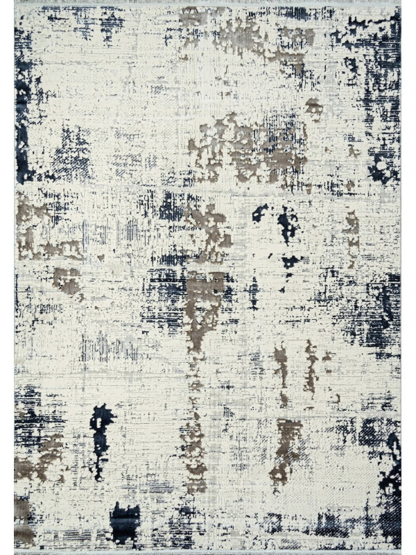 Ковер N2023A - CREAM / D.BLUE - Прямоугольник - коллекция POMPEI