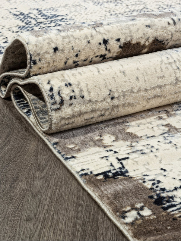 Ковер N2023A - CREAM / D.BLUE - Прямоугольник - коллекция POMPEI