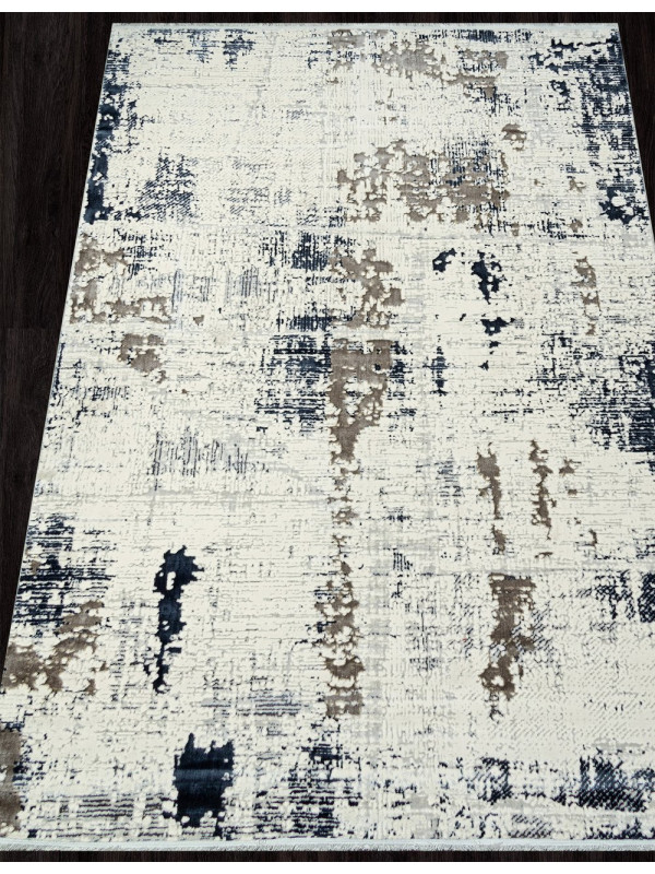 Ковер N2023A - CREAM / D.BLUE - Прямоугольник - коллекция POMPEI