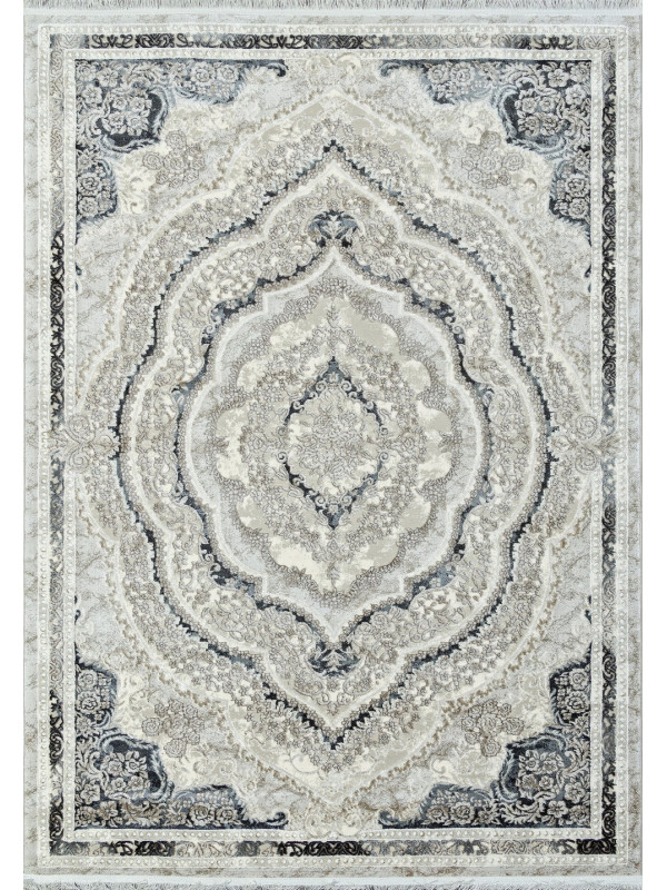 Ковер N2044A - L.BEIGE / D.GREY - Прямоугольник - коллекция POMPEI