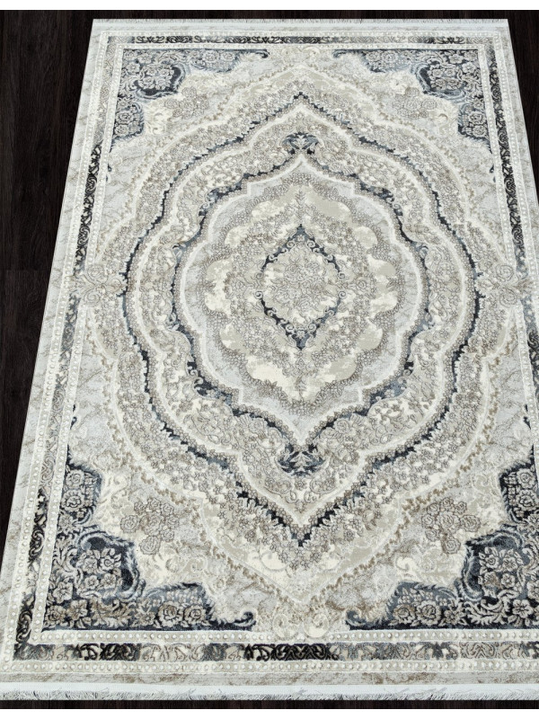 Ковер N2044A - L.BEIGE / D.GREY - Прямоугольник - коллекция POMPEI