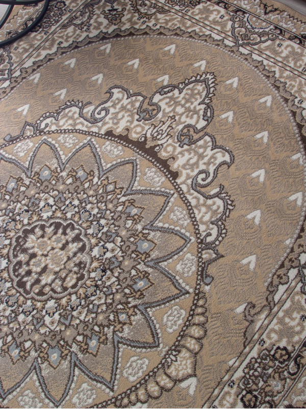 Ковер 06021A - BEIGE / BEIGE - Прямоугольник - коллекция PRAGA