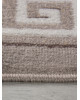 Ковер 06027A - BEIGE / DARK VIZON - Прямоугольник - коллекция PRAGA