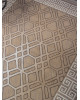 Ковер 06027A - BEIGE / DARK VIZON - Прямоугольник - коллекция PRAGA