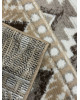 Ковер 06050A - BROWN / TOZ GRI - Прямоугольник - коллекция PRAGA