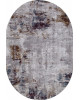 Ковер 03002G - GREY / GREY - Овал - коллекция QUANTUM