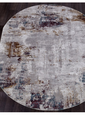 Ковер 03002G - GREY / GREY - Овал - коллекция QUANTUM 1,56x2,3 м