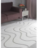 Ковер PX4004 - CREAM / GREY - Прямоугольник - коллекция RABBIT CARVING