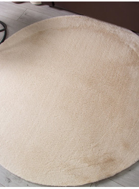 Ковер PX2001 - L.BEIGE - Круг - коллекция RABBIT LUXE 1,2x1,2 м