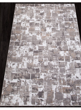 Ковер 8671 - GRAY - Прямоугольник - коллекция RICHI 1x2 м