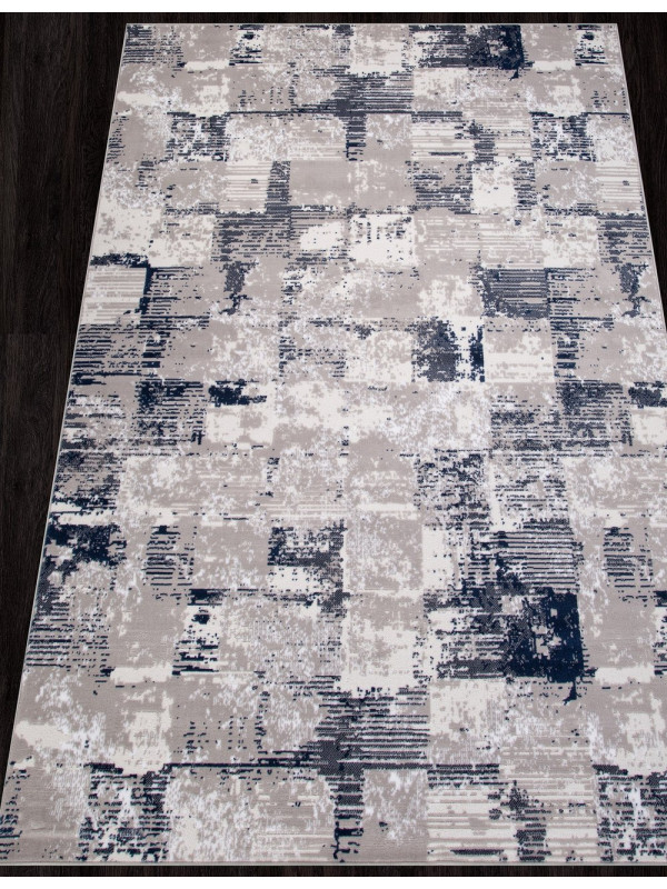 Ковер 8673 - GRAY-BLUE - Прямоугольник - коллекция RICHI