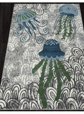 Ковер C207 - BLUE - Прямоугольник - коллекция RIO 0,8x1,5 м