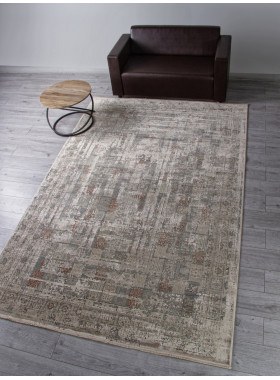 Ковер G078J2 - D.GREY / BEIGE - Прямоугольник - коллекция ROYAL 0,8x1,5 м