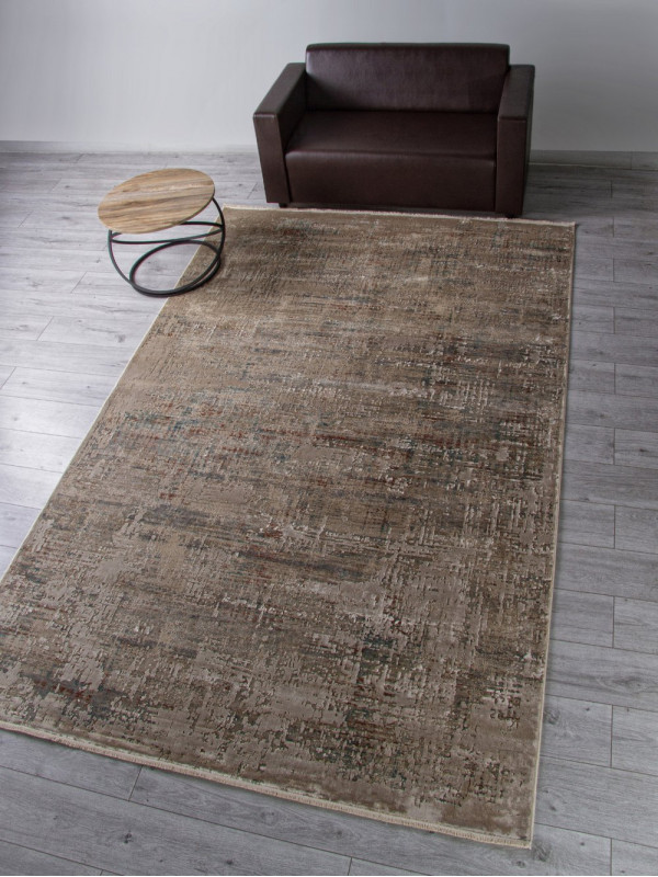 Ковер G381J2 - BEIGE / D.GREY - Прямоугольник - коллекция ROYAL