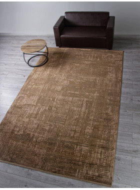 Ковер G381K2 - BEIGE / D.GREY - Прямоугольник - коллекция ROYAL 0,8x1,5 м