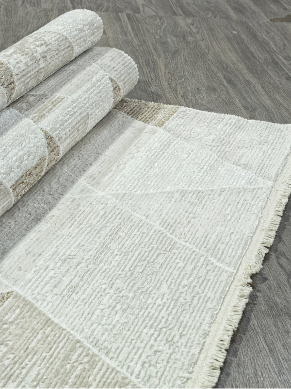 Ковер 26224C - L.BEIGE / CREAM - Прямоугольник - коллекция RUBI