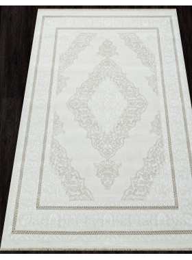 Ковер 26737A - CREAM / CREAM - Прямоугольник - коллекция RUBI 0,8x1,5 м