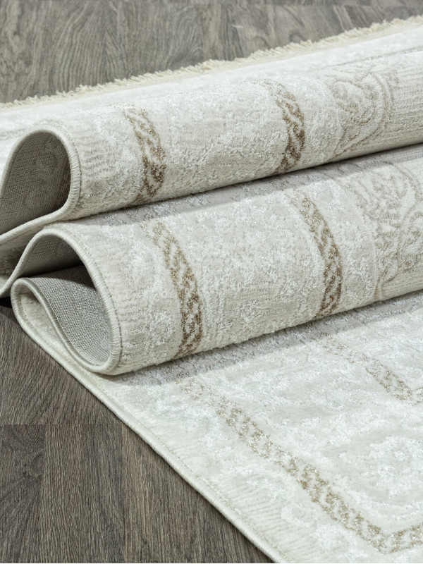 Ковер 26737A - CREAM / CREAM - Прямоугольник - коллекция RUBI