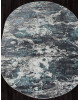 Ковер 02463H - BLUE / GREY - Овал - коллекция SAFARI
