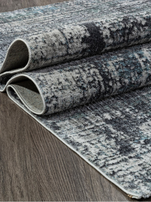 Ковер 02467H - BLUE / GREY - Прямоугольник - коллекция SAFARI