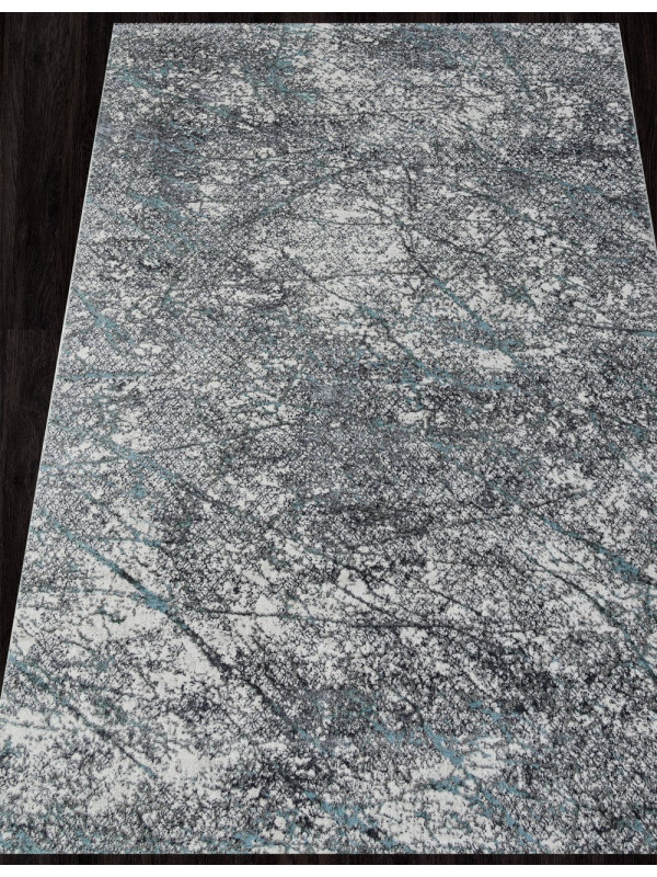 Ковер 02474H - BLUE / GREY - Прямоугольник - коллекция SAFARI