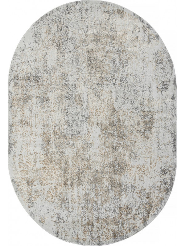 Ковер 02475H - D.GREY / GREY - Овал - коллекция SAFARI