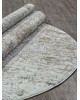 Ковер 02475H - DK.BEIGE / GREY - Овал - коллекция SAFARI