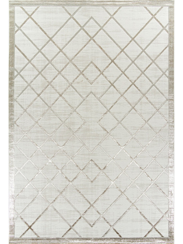 Ковер 02742A - BEIGE / DK.BEIGE - Прямоугольник - коллекция SAFARI