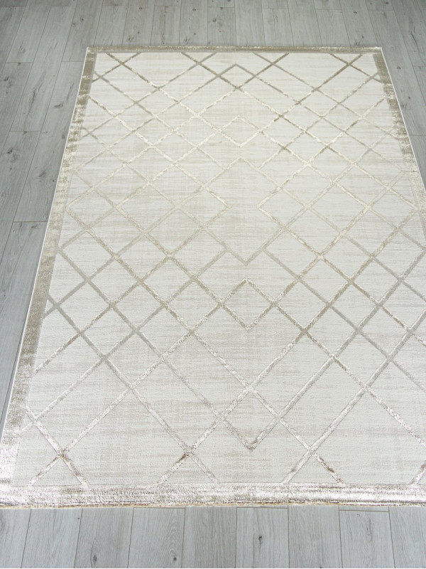 Ковер 02742A - BEIGE / DK.BEIGE - Прямоугольник - коллекция SAFARI