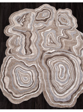 Ковер 00841C - GREY / BROWN - Прямоугольник - коллекция SAFIR 2,34x3,4 м